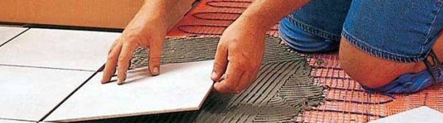 Укладка плитки на электрический теплый пол: как класть правильно
