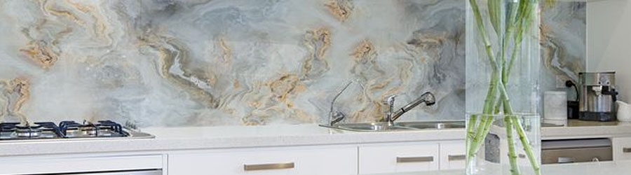 Фартук для кухни под мрамор: дизайнерское решение для стильного интерьера